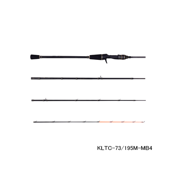 画像1: ≪'25年7月新商品！≫ アブガルシア 黒船 モバイル KLTC-73/195M-MB4 〔仕舞寸法 52.5cm〕 【保証書付き】 【返品不可】