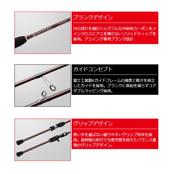 画像3: ≪'25年5月新商品！≫ メジャークラフト アユパラ AYP-S932ML/S 〔仕舞寸法 144.5cm〕 【保証書付き】【大型商品1/代引不可】