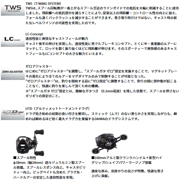画像3: ≪'25年5月新商品！≫ ダイワ '25 タトゥーラ TW 200XH(右) 【小型商品】