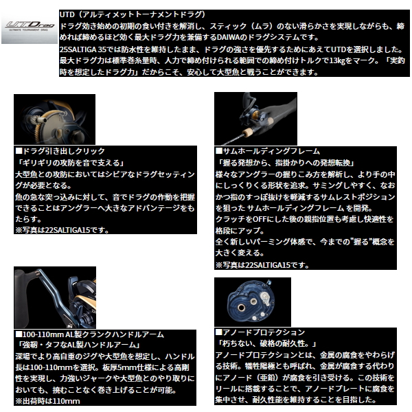 画像3: ≪'25年5月新商品！≫ ダイワ '25 ソルティガ 35(右) 【小型商品】