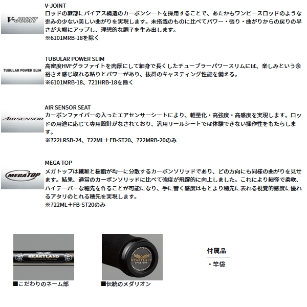 画像3: ≪'25年1月新商品！≫ ダイワ ハートランド 7112MRB-25 〔仕舞寸法 124cm〕 【保証書付き】