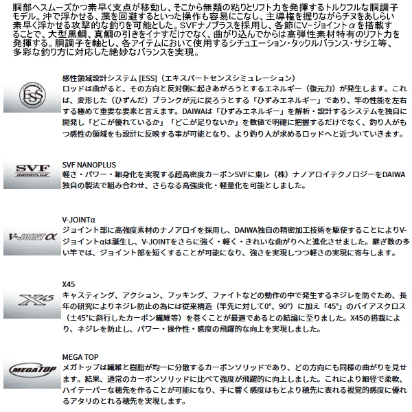 画像2: ≪'25年1月新商品！≫ ダイワ 銀狼 パワートルク 0-53・J 〔仕舞寸法 116cm〕 【保証書付き】
