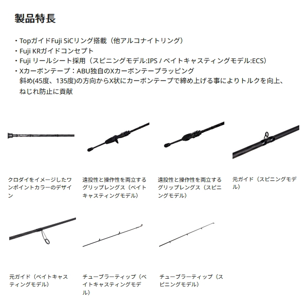 画像3: ≪'25年8月新商品！≫ アブガルシア ソルティースタイル クロダイ SYKS-832ML 〔仕舞寸法 128.5cm〕 【保証書付き】 【返品不可】