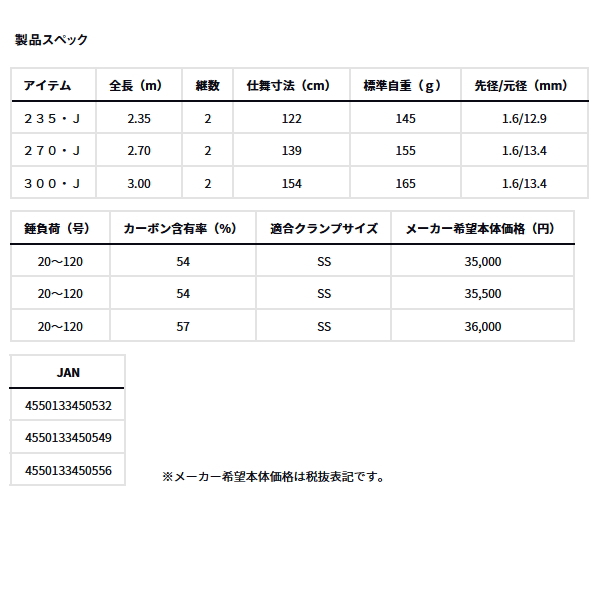 画像: ≪'25年2月新商品！≫ ダイワ アナリスター 真鯛 235・J 〔仕舞寸法 122cm〕 【保証書付き】