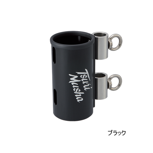 画像1: ≪'25年5月新商品！≫ 釣武者 ロッドホルダー WL ブラック 〔全長 12cm〕