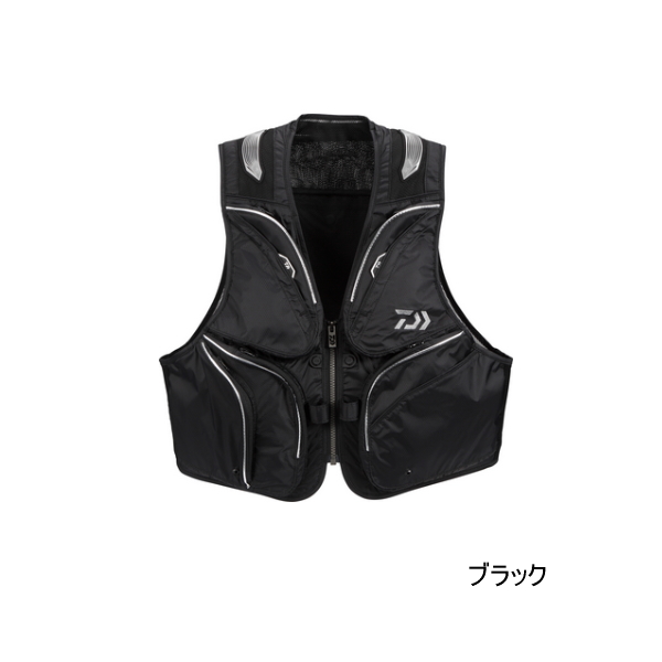 画像1: ≪'25年3月新商品！≫ ダイワ ショートフィッシングベスト DV-3025 ブラック Sサイズ