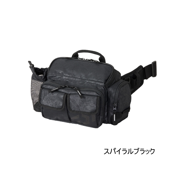 画像1: ダイワ ヒップバッグLT(D) スパイラルブラック