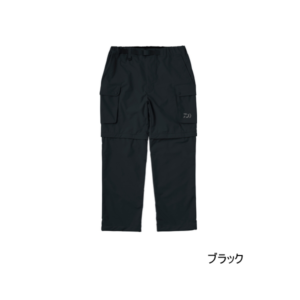 画像1: ≪'25年4月新商品！≫ ダイワ デタッチャブルフィッシングパンツ DP-2725 ブラック 2XLサイズ