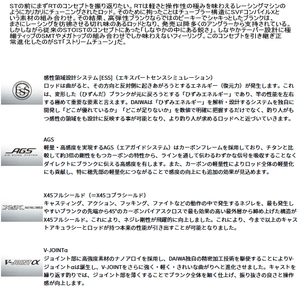 画像2: ≪'25年3月新商品！≫ ダイワ エメラルダス ストイスト ST(アウトガイドモデル) 65M TG 〔仕舞寸法 144cm〕 【保証書付き】【大型商品1/代引不可】