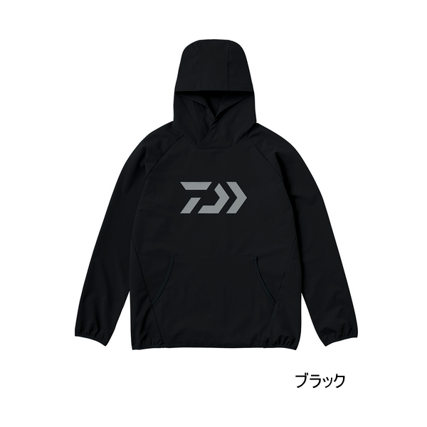 画像1: ≪'25年4月新商品！≫ ダイワ ライトストレッチパーカー DE-6725 ブラック Mサイズ