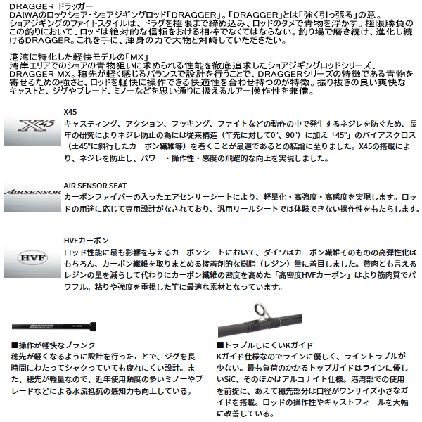 画像2: ≪'25年4月新商品！≫ ダイワ ドラッガー MX 103MB 〔仕舞寸法 161cm〕 【保証書付き】【大型商品1/代引不可】