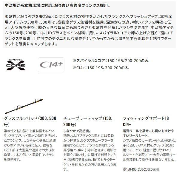 画像2: ≪'25年11月新商品！≫ シマノ '25 ディープチェイサー 500-205 〔仕舞寸法 178.4cm〕 【保証書付き】 [11月発売予定/ご予約受付中] 【大型商品1/代引不可】