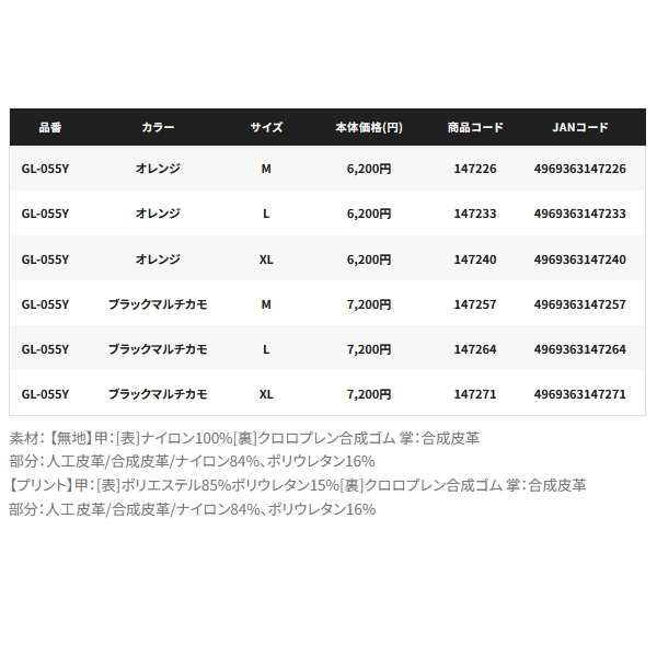 画像: ≪'25年10月新商品！≫ シマノ 03 タイタニューム・アルファ グローブ 3 セミロング GL-055Y ブラックマルチカモ Mサイズ [10月発売予定/ご予約受付中]