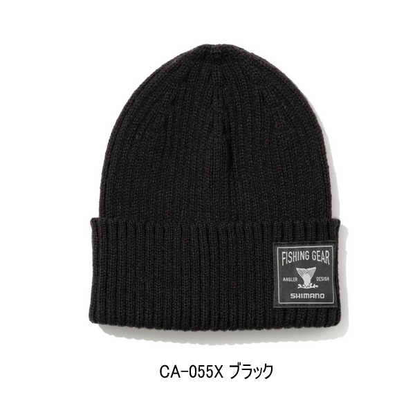 画像1: ≪'25年9月新商品！≫ シマノ ハイゲージニットワッチ CA-055X ブラック フリーサイズ [9月発売予定/ご予約受付中]