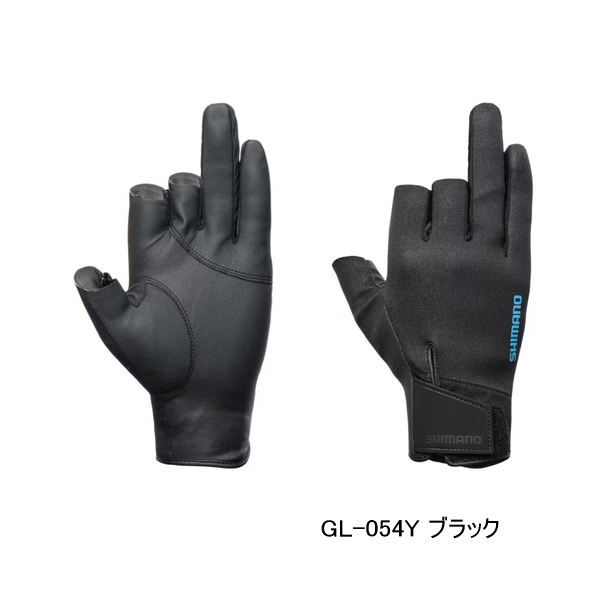 画像1: ≪'25年10月新商品！≫ シマノ 03 タイタニューム・アルファ グローブ 3 GL-054Y ブラック XLサイズ [10月発売予定/ご予約受付中]
