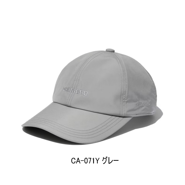 画像1: ≪'25年9月新商品！≫ シマノ ゴアテックス レイン ローキャップ CA-071Y グレー Sサイズ [9月発売予定/ご予約受付中]