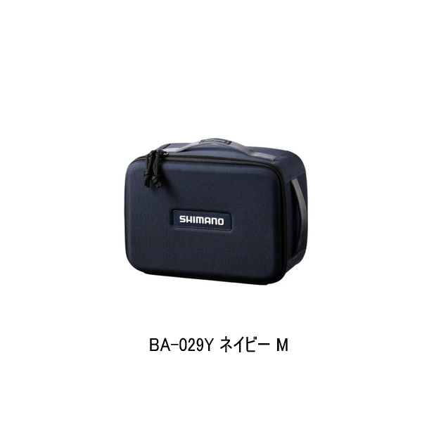 画像1: ≪'25年9月新商品！≫ シマノ リールケース BA-029Y ネイビー Mサイズ [9月発売予定/ご予約受付中]