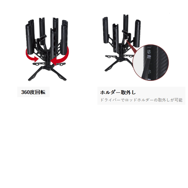 画像3: ≪'25年7月新商品！≫ OGK リボルバーロッドスタンド OG4687
