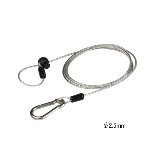 画像1: ≪'25年7月新商品！≫ PROX 尻手ロープストレート PX4451525 φ2.5mm クリア