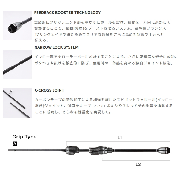 画像3: ≪'26年1月新商品！≫ テイルウォーク（tail walk） シルバーナ 瀧 TZ S59XUL/TISL 〔仕舞寸法 91cm〕 【保証書付き】 [1月発売予定/ご予約受付中]