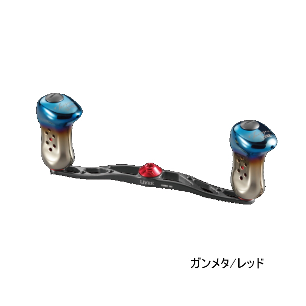 画像1: ≪'25年11月新商品！≫ リブレ クランク 140 FKKK140-TR 黒鯛工房用 ガンメタ/レッド 11937 [11月発売予定/ご予約受付中] 【返品不可】 【小型商品】