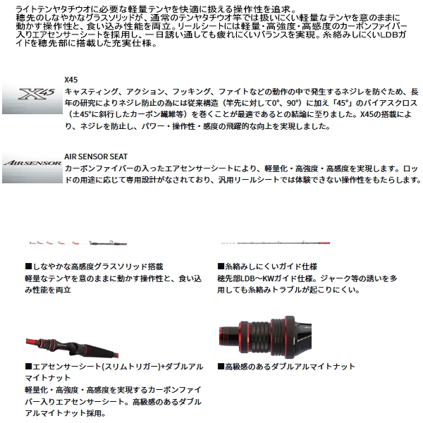 画像2: ≪'25年8月新商品！≫ ダイワ アナリスター ライト テンヤタチウオ 82-175 〔仕舞寸法 93cm〕 【保証書付き】