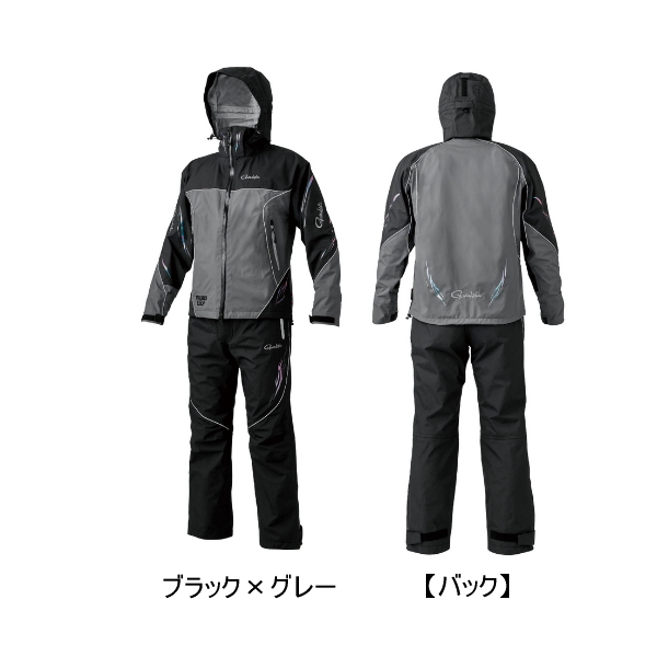画像1: ≪'25年10月新商品！≫ がまかつ アルテマシールドプロオールウェザースーツ GM-3798 ブラック×グレー 3Lサイズ [10月発売予定/ご予約受付中]
