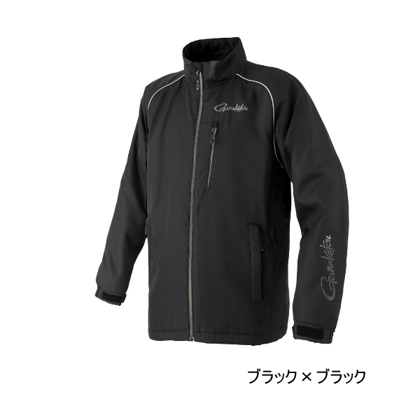 画像1: ≪'25年10月新商品！≫ がまかつ コアサーモジャケット GM-3795 ブラック×ブラック 5Lサイズ [10月発売予定/ご予約受付中]