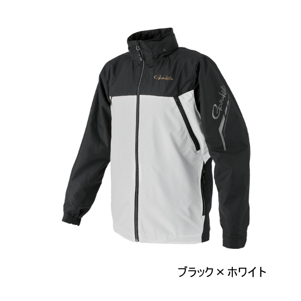 画像1: ≪'25年10月新商品！≫ がまかつ ウィンドブレーカー GM-3792 ブラック×ホワイト 3Lサイズ [10月発売予定/ご予約受付中]