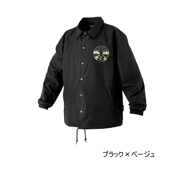 画像1: ≪'25年10月新商品！≫ がまかつ コーチジャケット GM-3793 ブラック×ベージュ LL-3Lサイズ [10月発売予定/ご予約受付中]