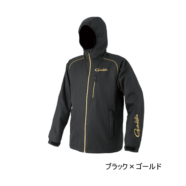 画像1: ≪'25年10月新商品！≫ がまかつ コアサーモフーディ GM-3796 ブラック×ゴールド 5Lサイズ [10月発売予定/ご予約受付中]