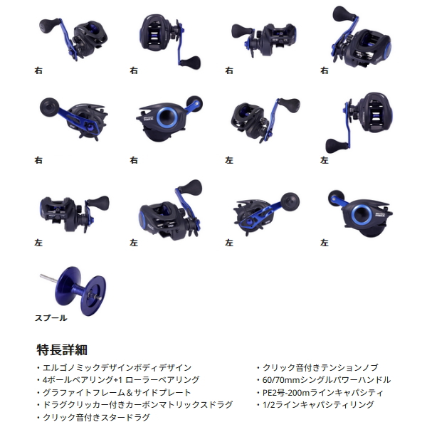 画像3: ≪'25年10月新商品！≫ アブガルシア ブルーマックス 船 (左) 【返品不可】 【小型商品】