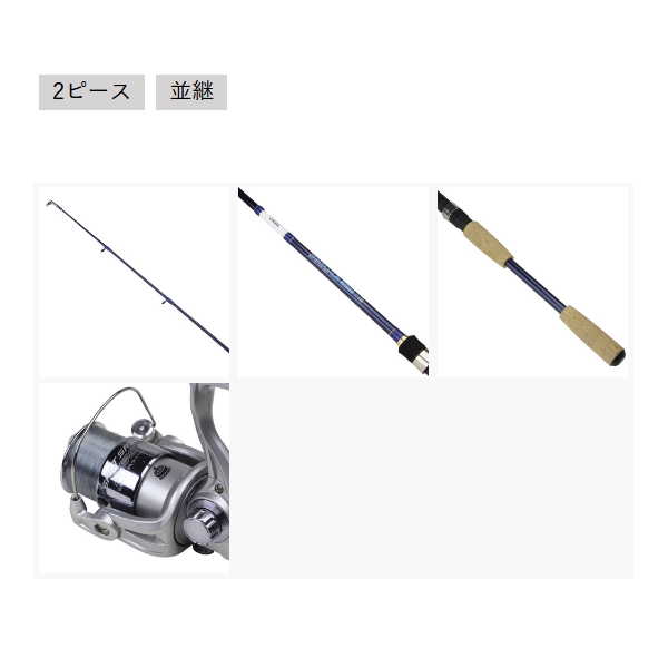 画像2: ≪'25年8月新商品！≫ OGK ソルトルアーセット SLSET80 〔仕舞寸法 124cm〕