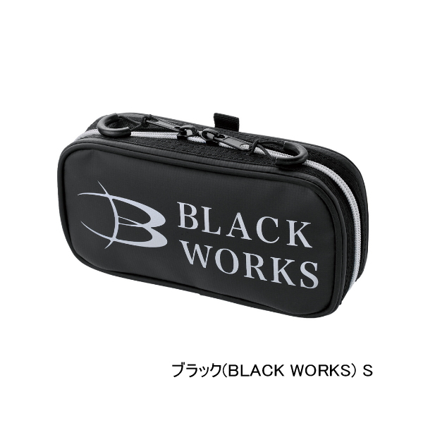 画像1: ≪'25年9月新商品！≫ がまかつ アディショナルポーチ 横型 GM-2610 ブラック(ブラックワークス) Sサイズ [9月発売予定/ご予約受付中]