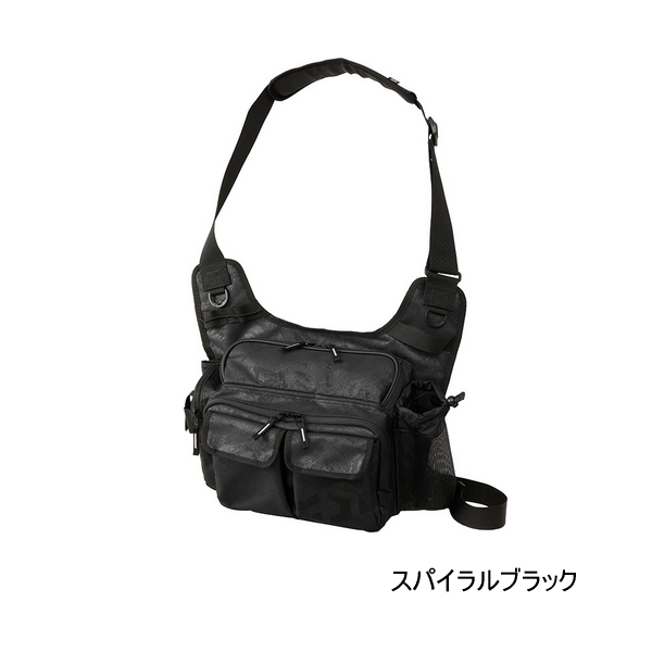 画像1: ダイワ サイドフィットバッグ(D) スパイラルブラック