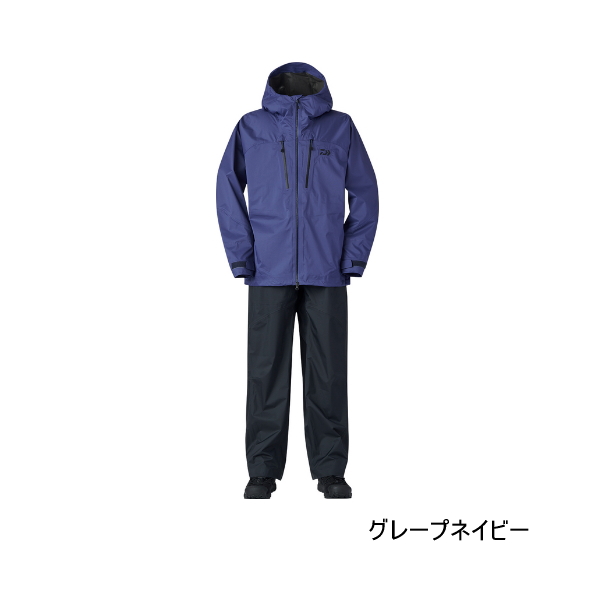 画像1: ≪'25年4月新商品！≫ ダイワ レインマックス(R)アングラーズライトレインスーツ DR-3025 グレープネイビー 2XLサイズ