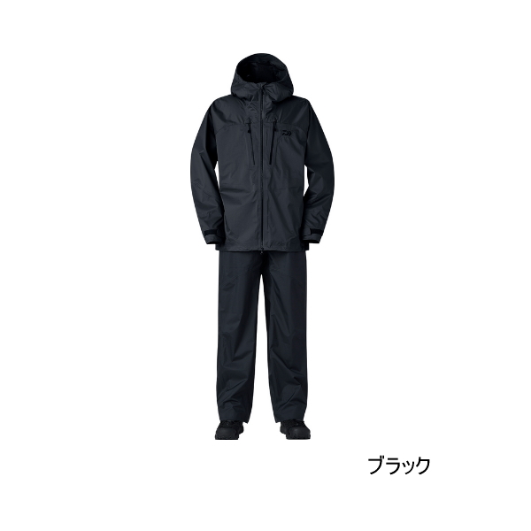 画像1: ≪'25年4月新商品！≫ ダイワ レインマックス(R)アングラーズライトレインスーツ DR-3025 ブラック Mサイズ