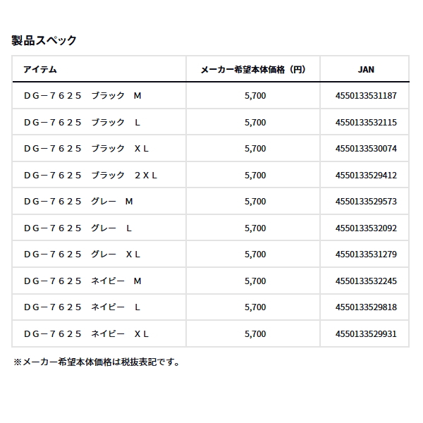 画像: ≪'25年4月新商品！≫ ダイワ コーデュラ(R) ジギンググローブ 3本カット DG-7625 グレー Lサイズ