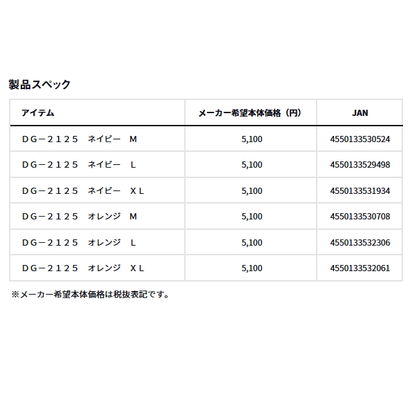 画像: ≪'25年4月新商品！≫ ダイワ パッド付きUVカットグローブ 5本カット DG-2125 ネイビー XLサイズ
