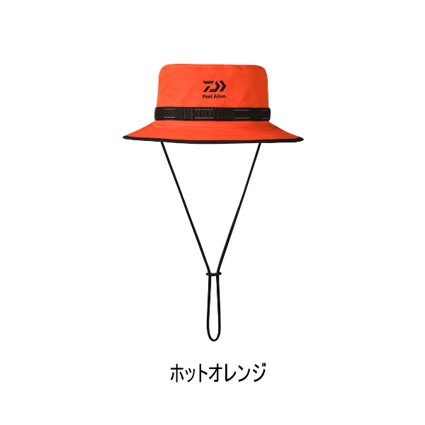 画像1: ≪'25年8月新商品！≫ ダイワ ゴアテックスハット DC-1925 ホットオレンジ フリーサイズ