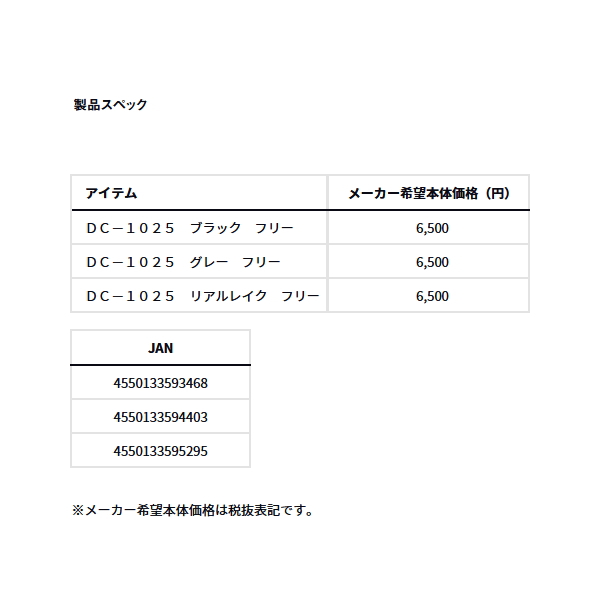 画像: ≪'25年8月新商品！≫ ダイワ ゴアテックスキャップ DC-1025 リアルレイク フリーサイズ