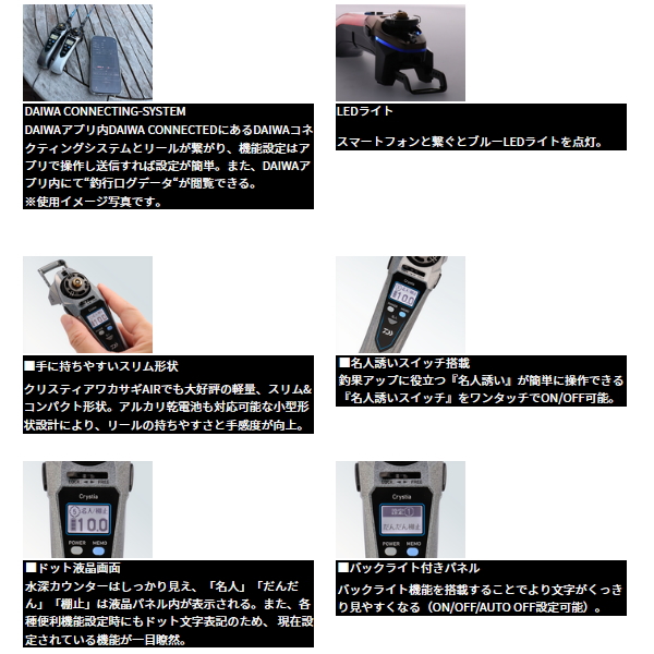 画像2: ≪'25年9月新商品！≫ ダイワ クリスティア ワカサギ CRS-C アルファ ネピュラシルバー 【小型商品】