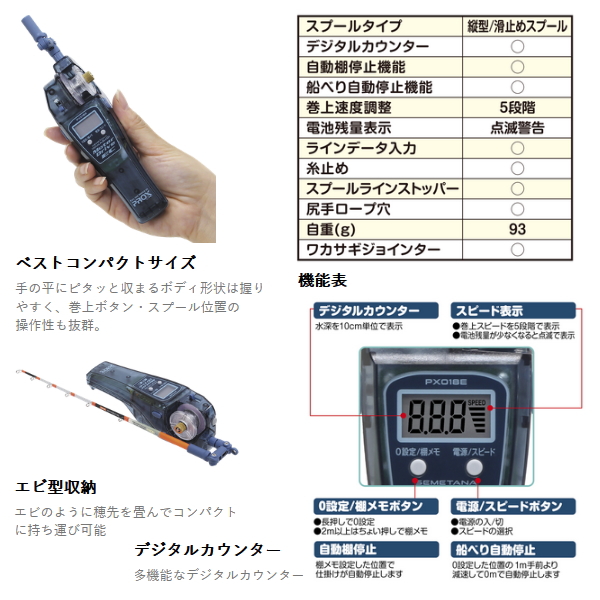 画像3: ≪'25年9月新商品！≫ PROX 攻棚ワカサギモータードライブEC PX018ENB アイスナイトブルー 【小型商品】