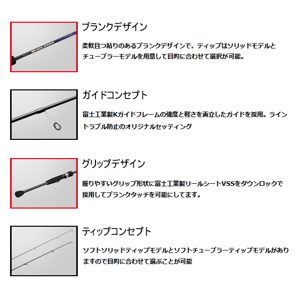 画像3: ≪'25年9月新商品！≫ メジャークラフト ソルパラ ロックフィッシュ SPRF-S762L 〔仕舞寸法 118cm〕 【保証書付き】