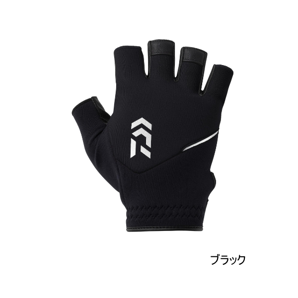 画像1: ≪'25年9月新商品！≫ ダイワ 防寒ライトグリップグローブ 5本カット DG-6325W ブラック Lサイズ