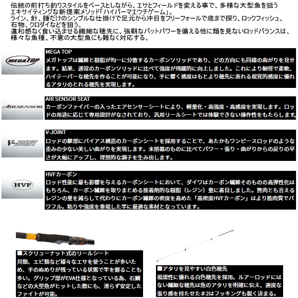 画像2: ≪'25年9月新商品！≫ ダイワ バトルゲーム HMG(ハイパーマエウチゲーム) XH-450 〔仕舞寸法 104cm〕 【保証書付き】