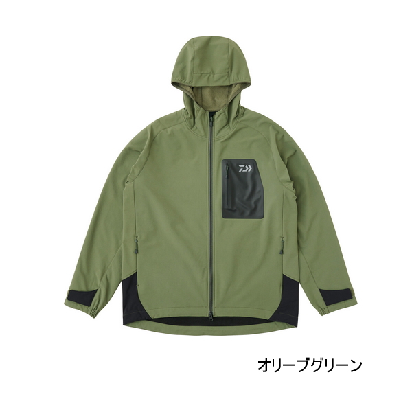 画像1: ≪'25年9月新商品！≫ ダイワ ストームフリース(TM) ウィンドブロックジャケット DJ-9325 オリーブグリーン Mサイズ