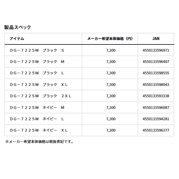 画像: ≪'25年9月新商品！≫ ダイワ オフショア タイタニューム アルファ(TM) グローブ DG-7225W ブラック Mサイズ
