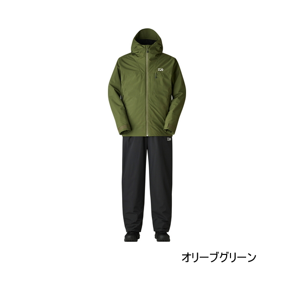 画像1: ≪'25年9月新商品！≫ ダイワ レインマックス(R)ウインタースーツ DW-3525 オリーブグリーン WLサイズ