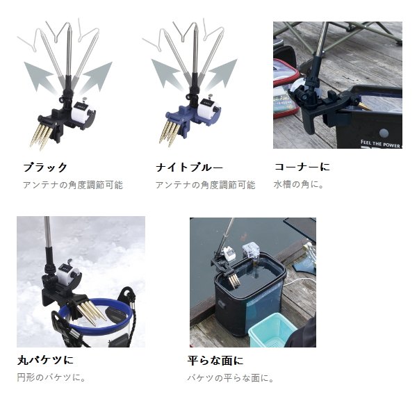 画像3: ≪'25年9月新商品！≫ PROX オールインワンワカサギ外しマルチアングル(スタンダード) PX0242K ブラック